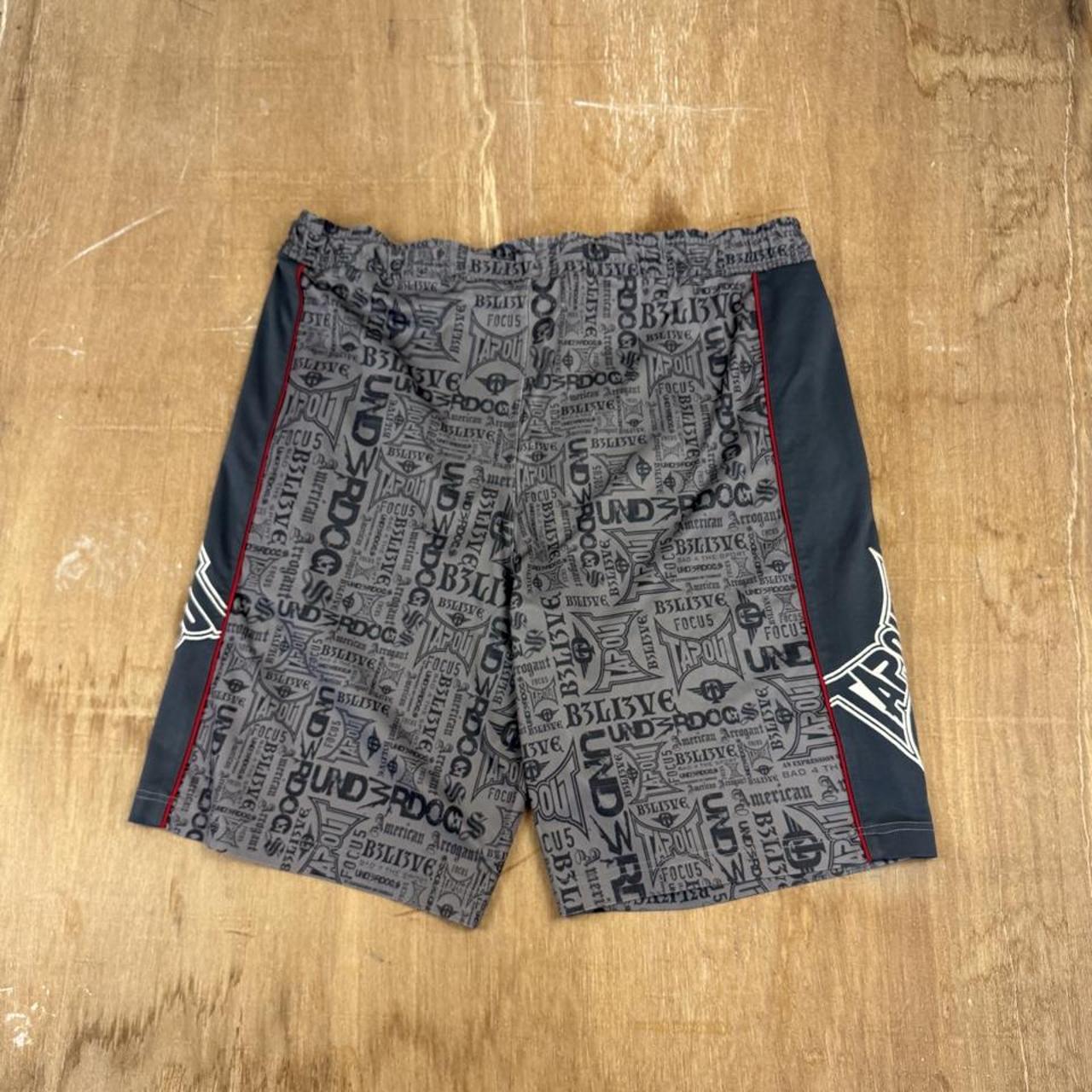 Tapout vintage Y2K mma fighting baggy gym shorts
