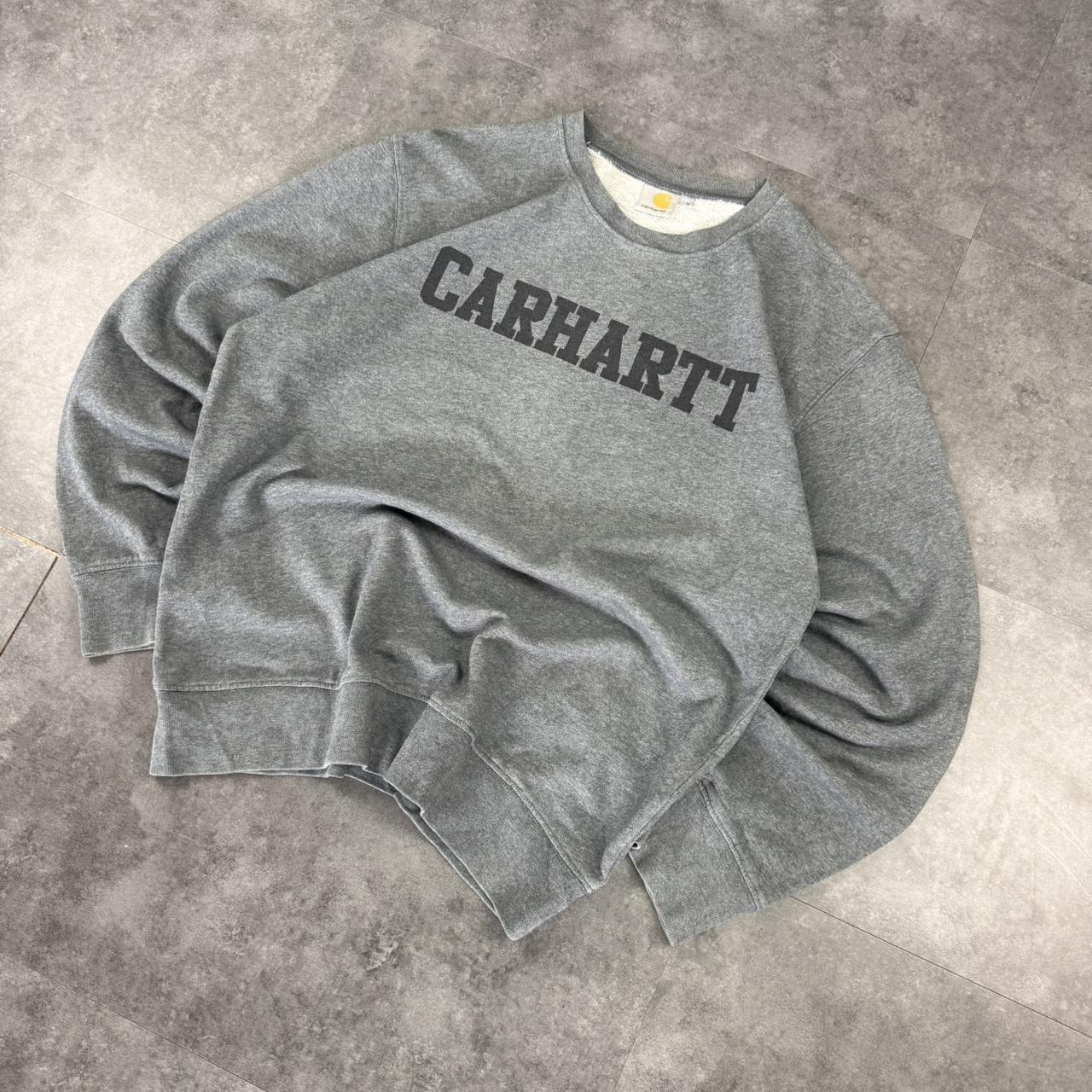 carhartt 2000s Walf knit spellout workwear sweatshirt
