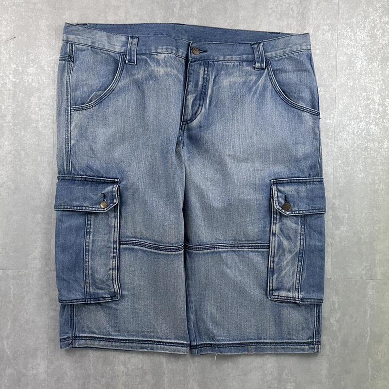 Japanese Style old English 2000s spellout carpenter fit skate jorts