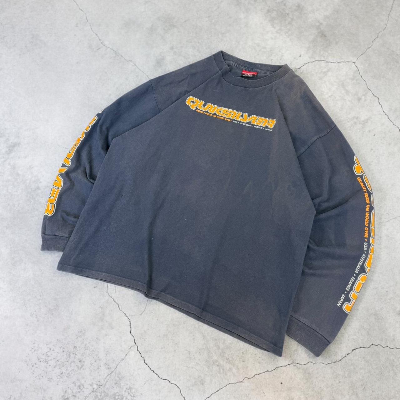 Rare Quiksilver Vintage Y2K Surfwear long sleeve T-Shirt