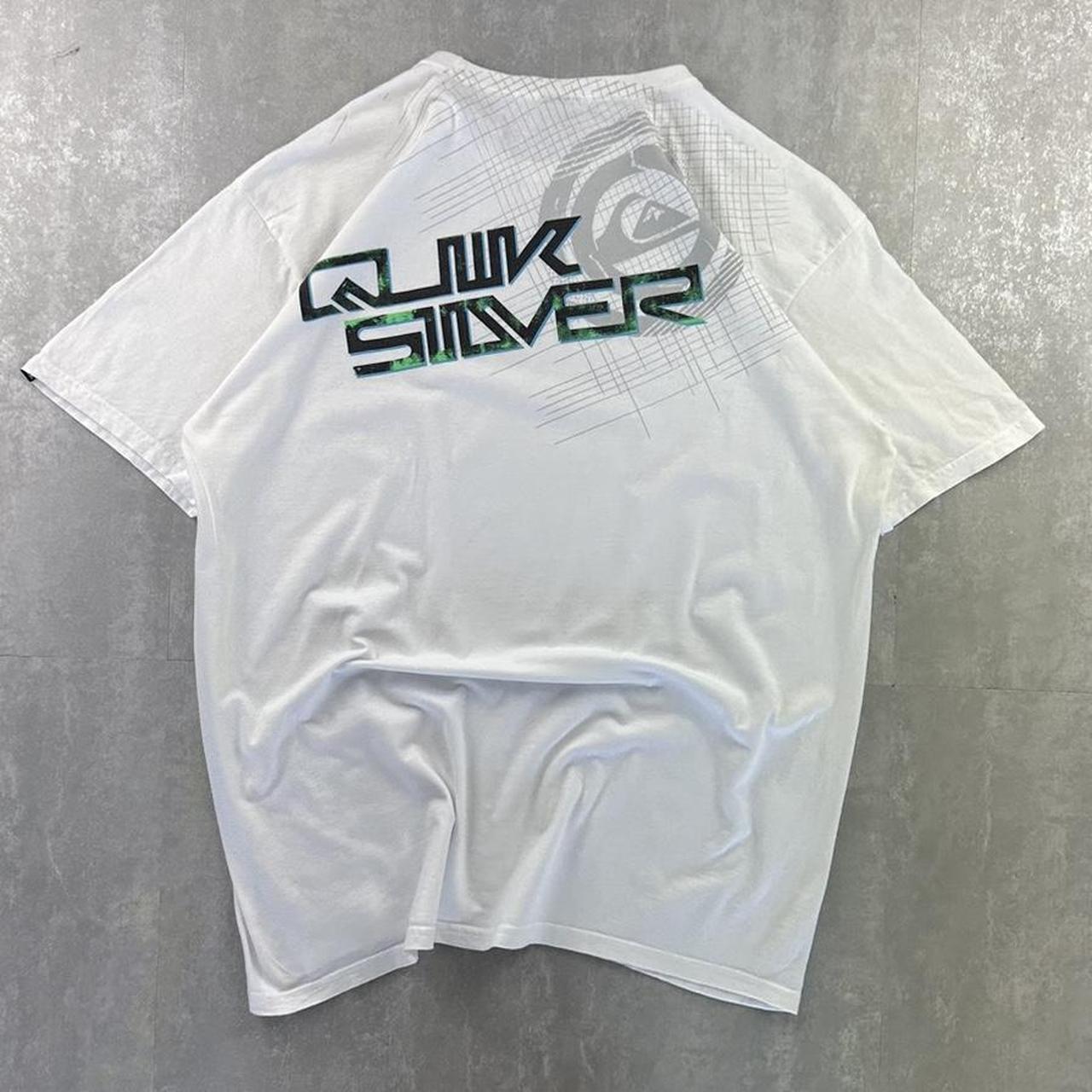 Quiksilver 2000s spell out t shirt