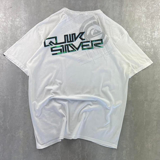 Quiksilver 2000s spell out t shirt