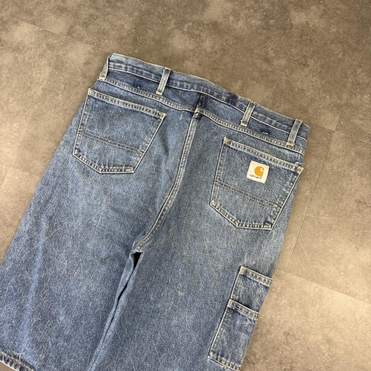 Carhartt 2000s dungaree workwear comfort fit cargo shorts