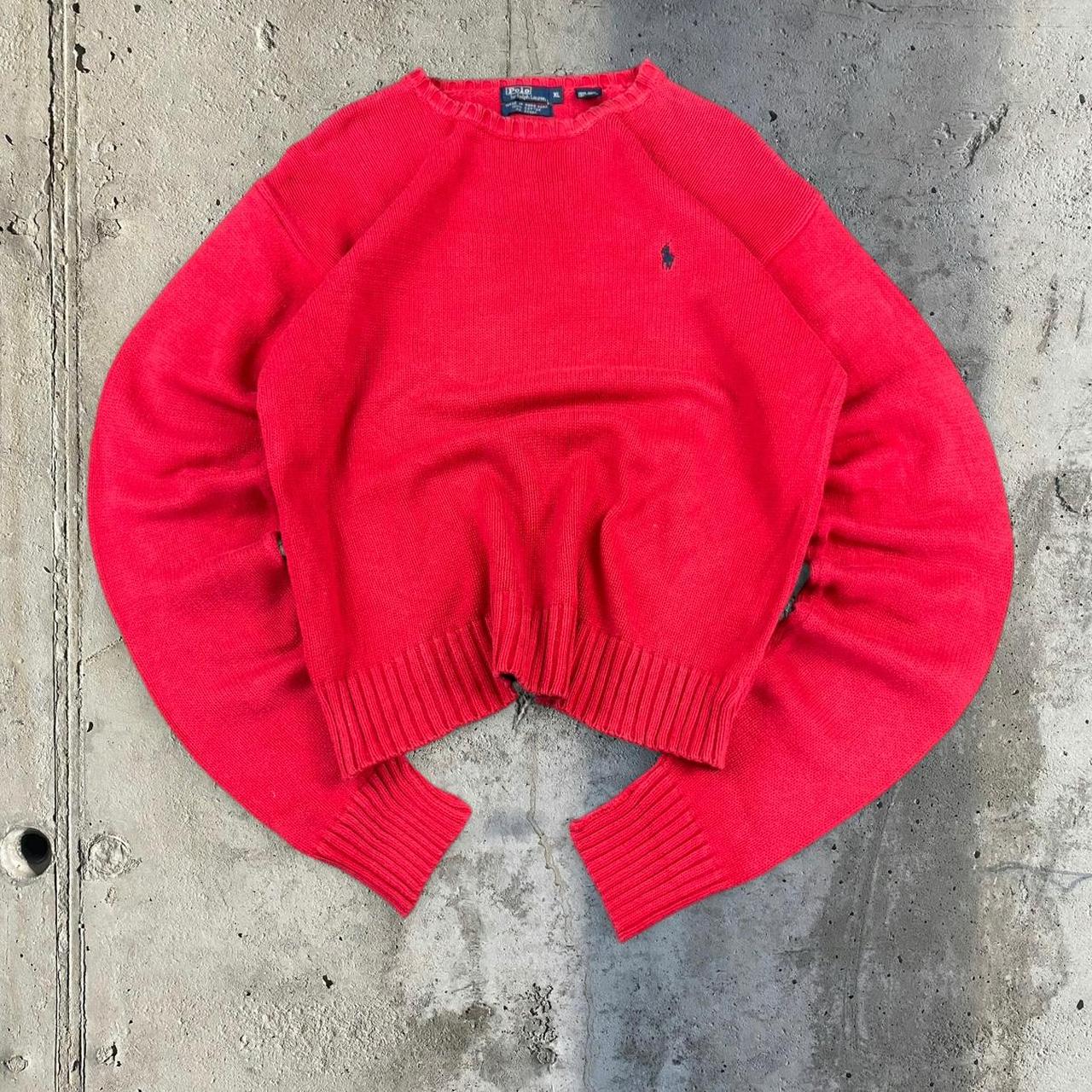 Polo Ralph Lauren 90s chunky knit heavyweight fisherman’s jumper