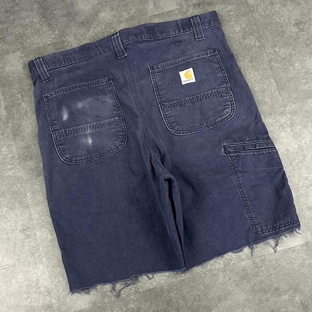 Carhartt 2000s dungaree workwear comfort fit cargo jorts