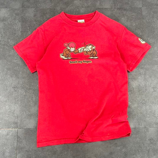 To the Edge T 2000s Print Logo Smell My Finger graphic T shirt
