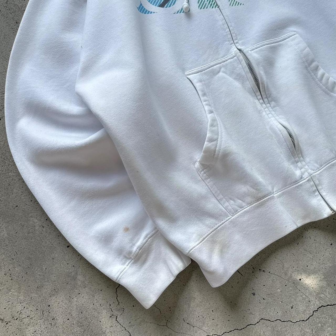 Billabong Vintage Y2K Surfwear 2000s white hoodie