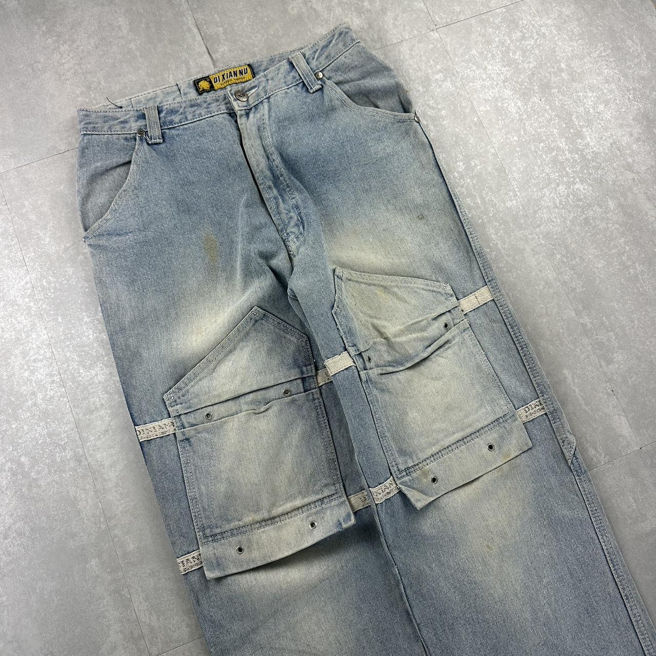 2000's spellout carpenter style jeans