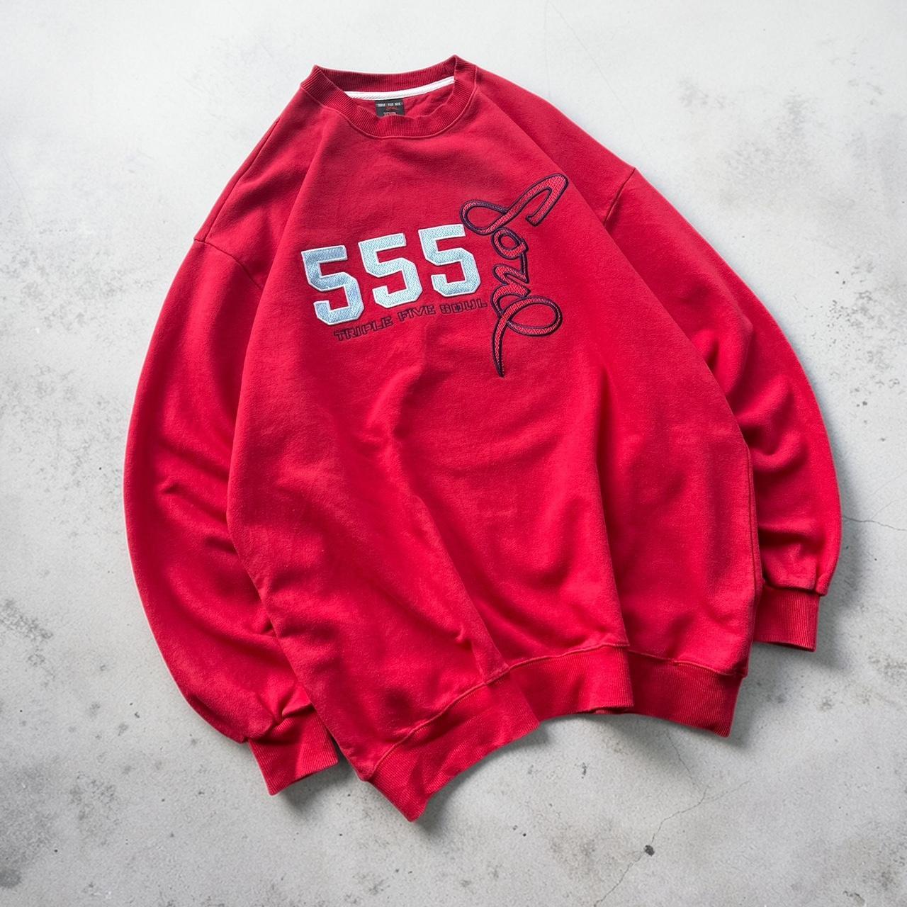 Triple Five NYC Vintage Y2K Hiphop 2000s spellout sweatshirt