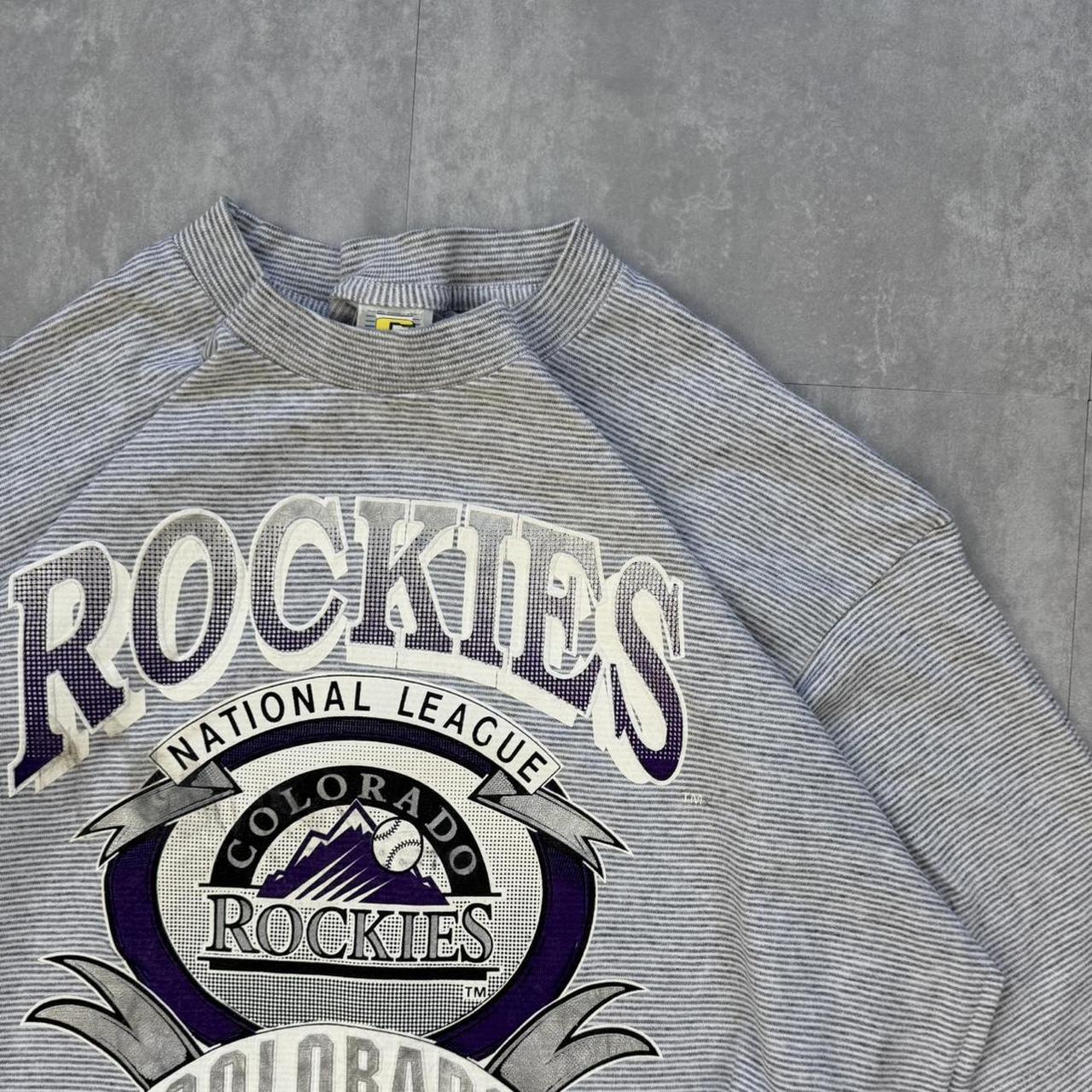 2000s/90s single stitch Colorado rockies baseball y2k T shirt