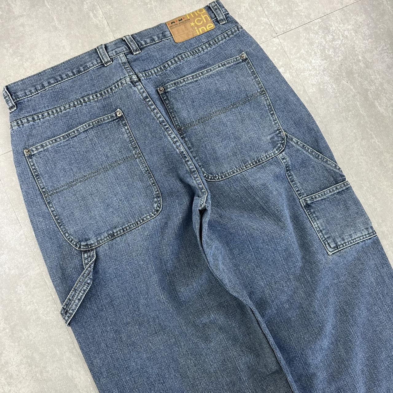 Machine grunge jeans 2000s spellout carpenter jeans