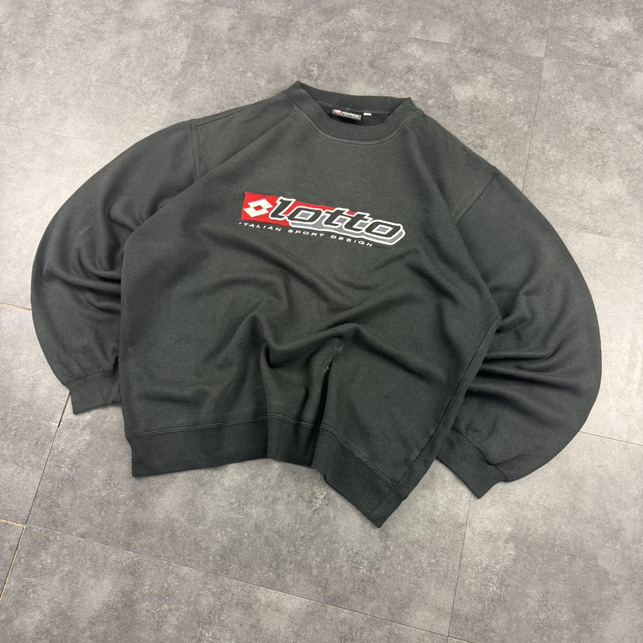 Vintage Lotto 90s Italian sportwear big Logo classic embroidered sweatshirt