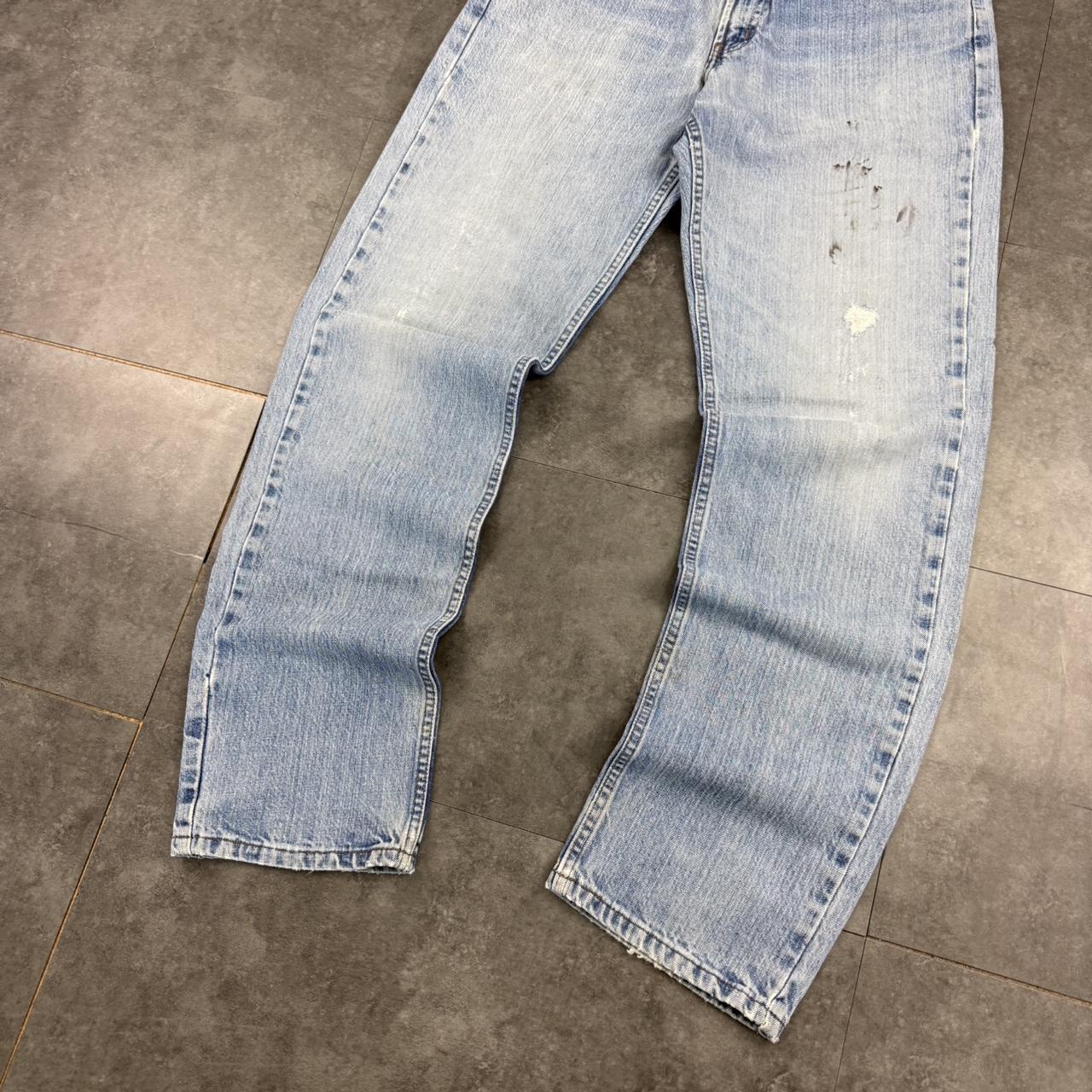 Harley Davidson Y2K 2000s HipHop grunge distressed embroidery baggy jeans