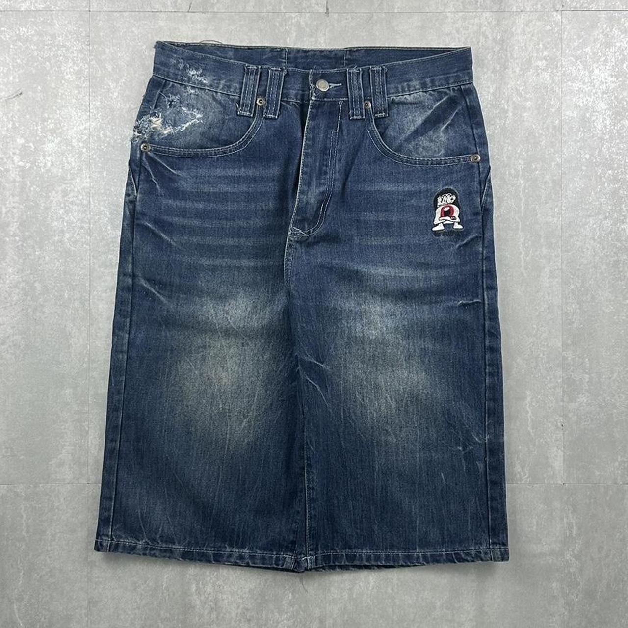 Grunge 2000s spellout carpenter style jorts