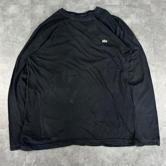 Lacoste 2000s embroidered logo long sleeve T shirt
