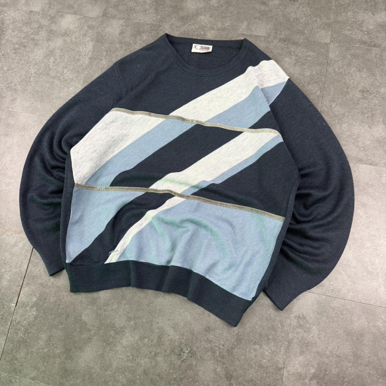 Gabicci 90s abstract knit Italian jumper