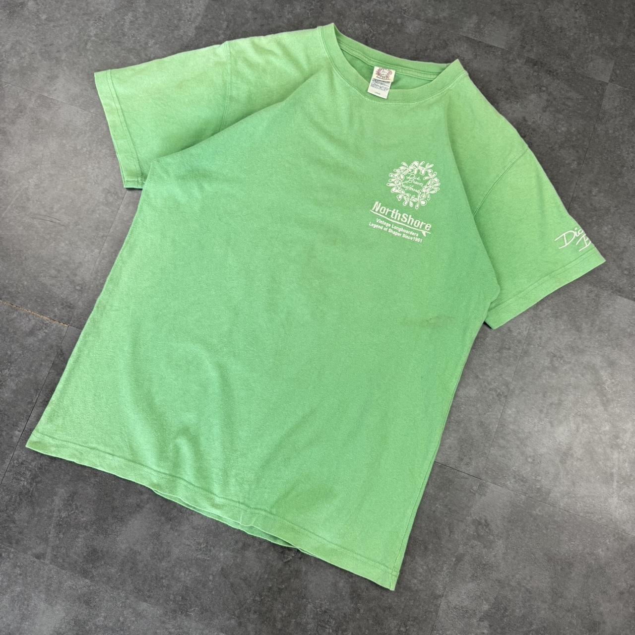 Dick brewes north shore 2000s Print graphic logo surf T shirt