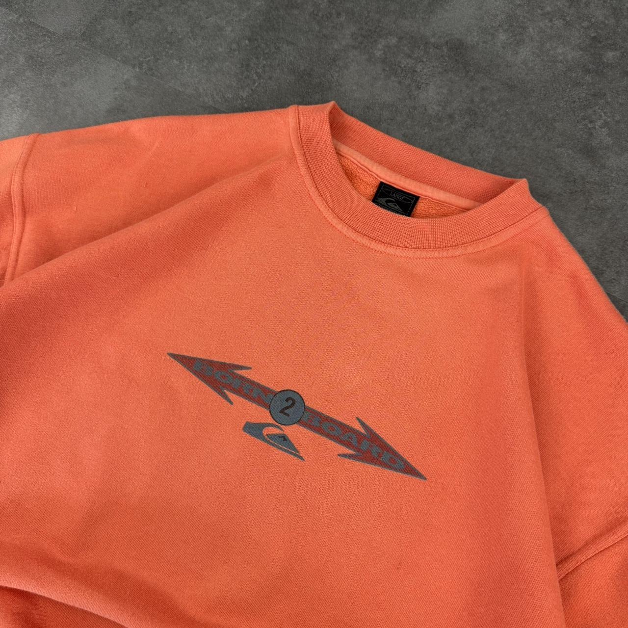 Quiksilver Vintage 2000s Surfwear company y2k spellout sweatshirt