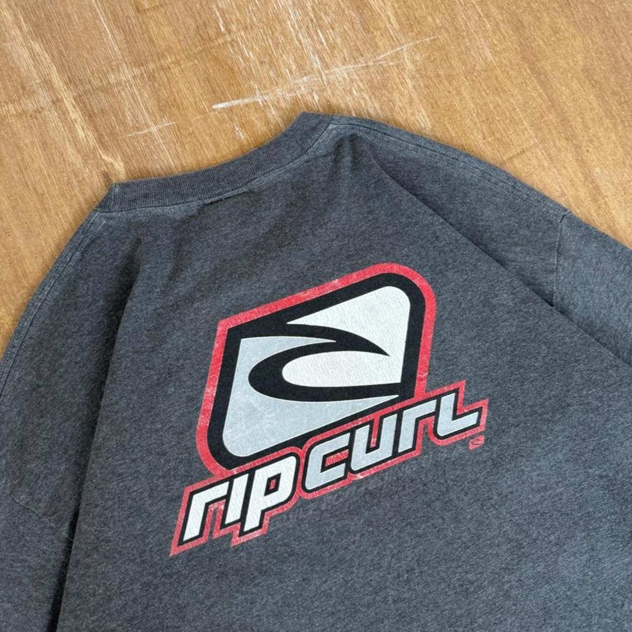 Rip Curl Surfwear grey Y2K long sleeve T-Shirt