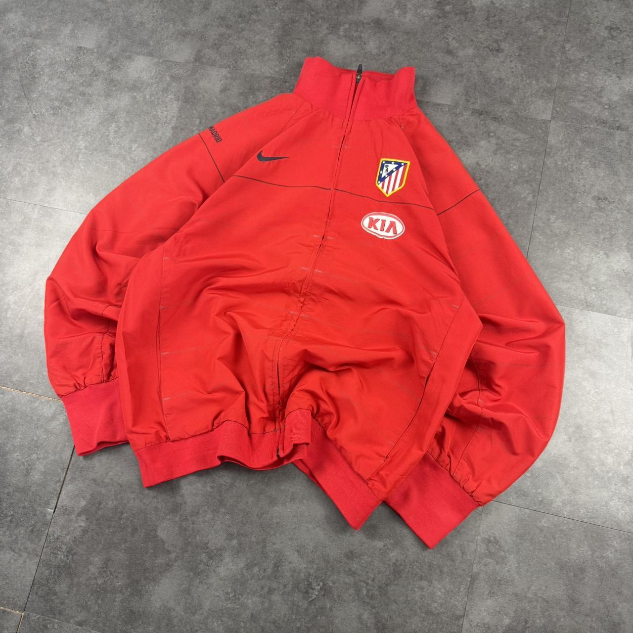 Vintage Nike 2000s athletico Madrid football track jacket