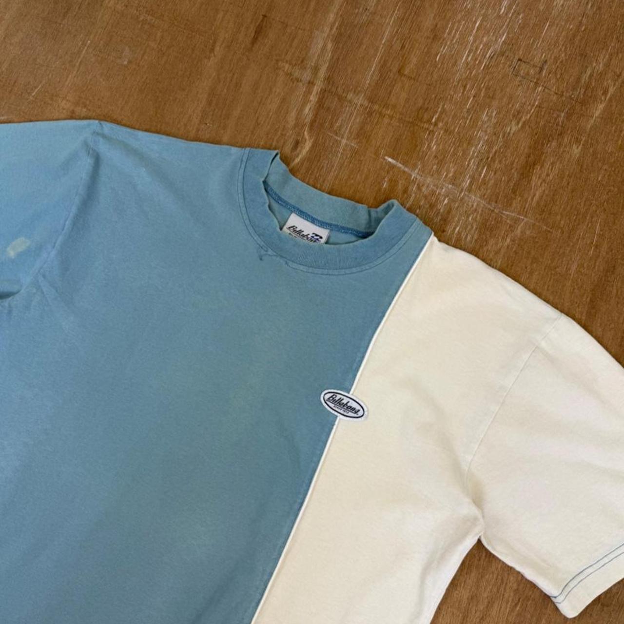 Vintage billabong Surfwear grey and blue Y2K T-Shirt