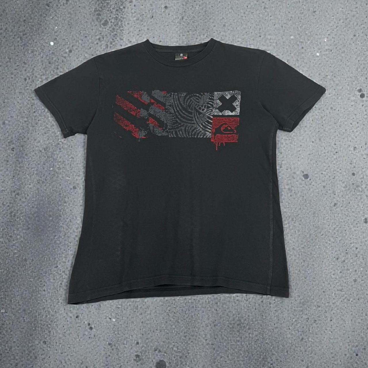 Quiksilver Vintage Y2K Surfwear logo box T-Shirt