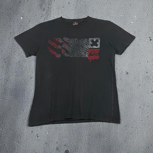 Quiksilver Vintage Y2K Surfwear logo box T-Shirt