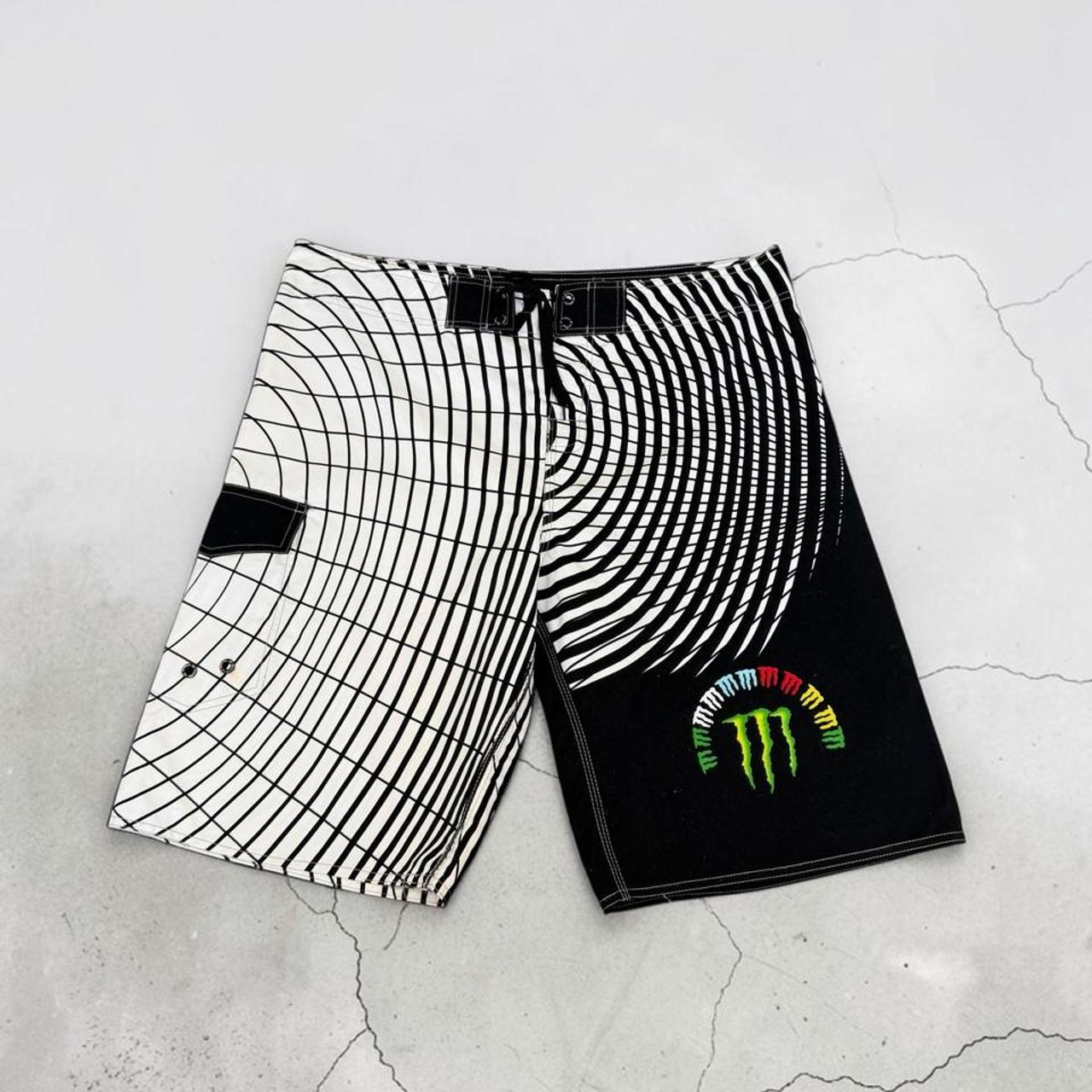 Monster Energy Surfwear Y2K swim shorts