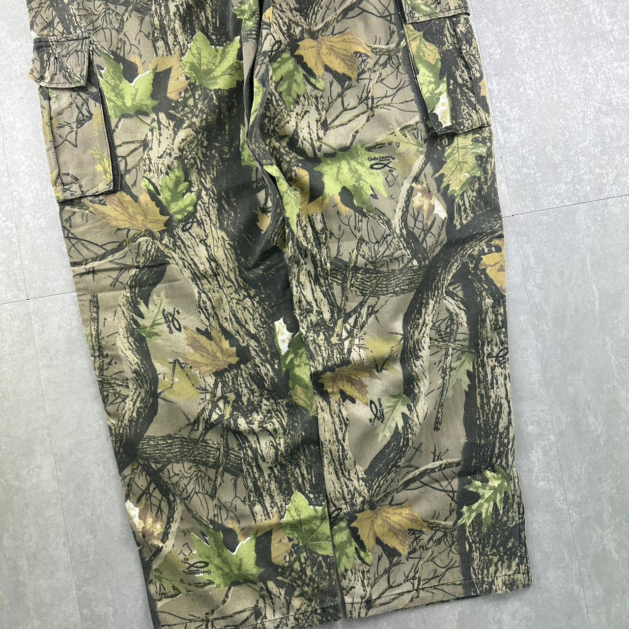 Realtree mossy oak camo 2000s dungaree workwear cargo trousers