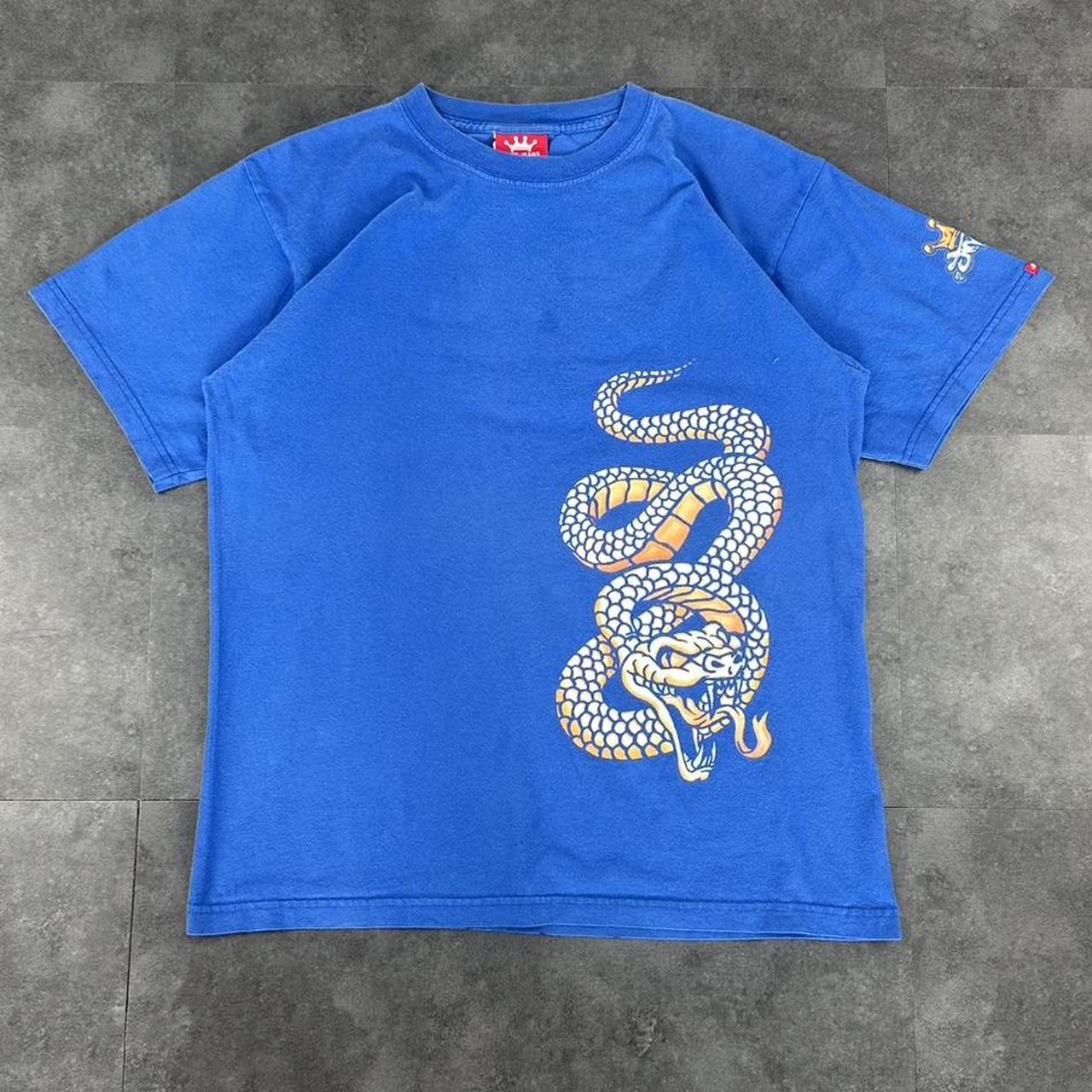 JNCO T 2000s Rare Vintage Print Snake Coil Logo design graphic T shirt