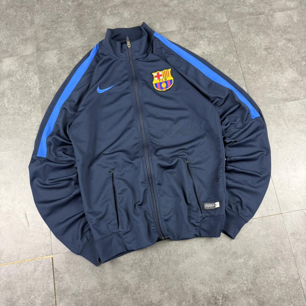 Nike Barcelona 2000s Dri Fit football track jacket