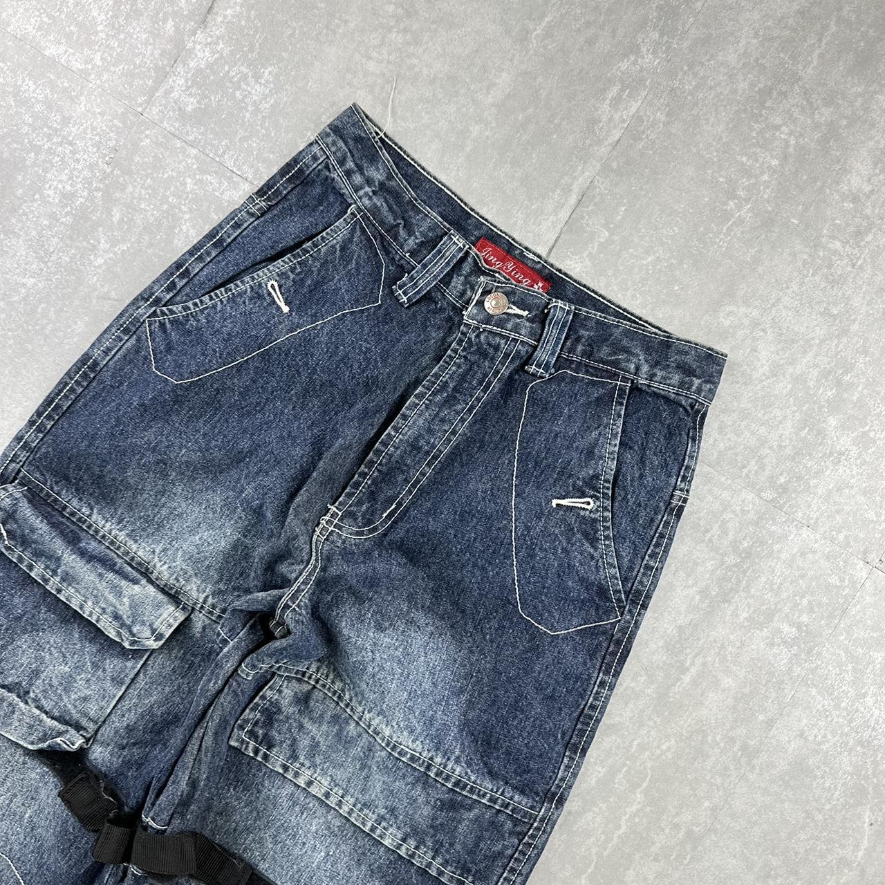 Jing Yang Denim jeans 2000s spellout carpenter skate jeans