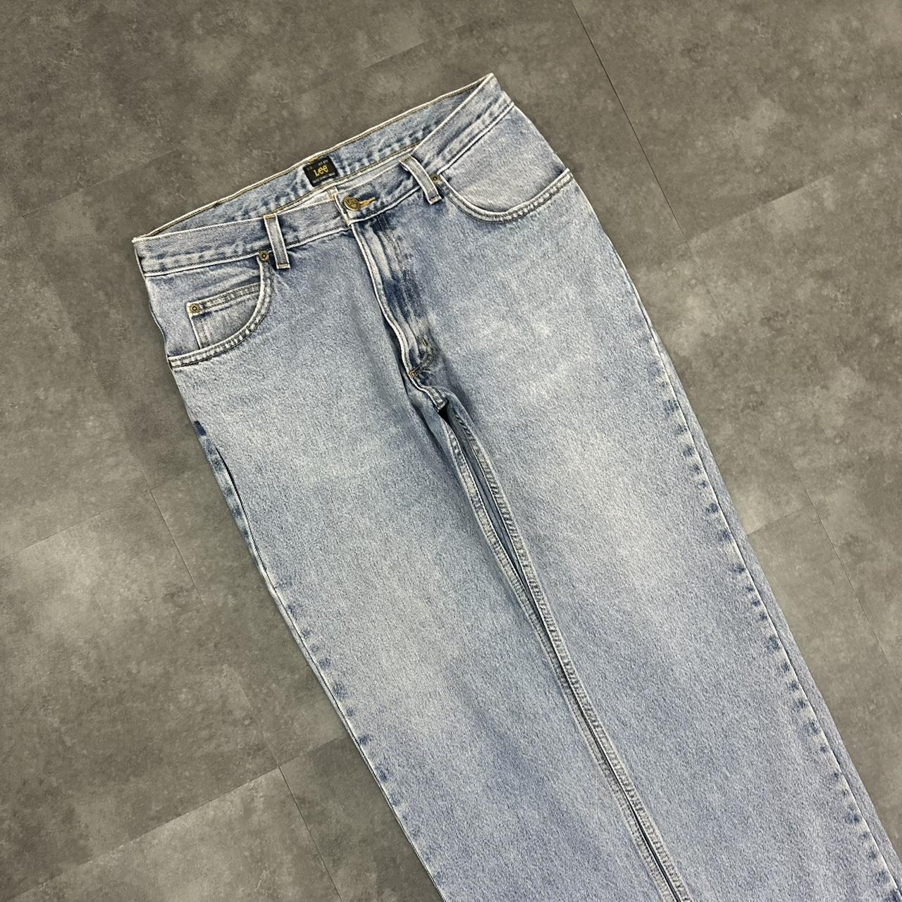 Lee Riveted 2000s straight fit relaxed fit baggu jeans