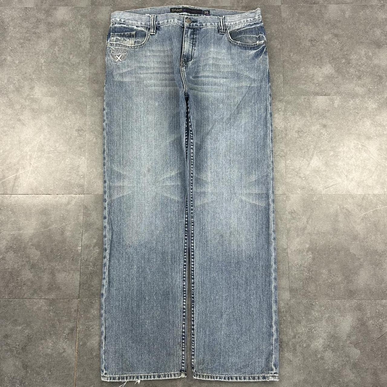 Billabong 2000s denim streetwear embroidered jeans