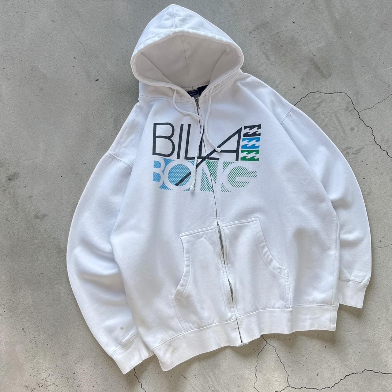Billabong Vintage Y2K Surfwear 2000s white hoodie