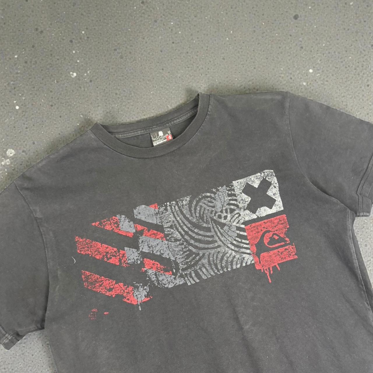 Quiksilver Vintage Y2K Surfwear logo box T-Shirt