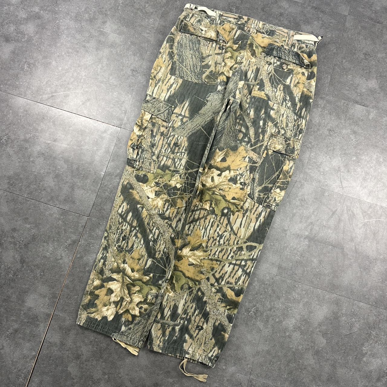 Game Winner Sportswear outdoor Mossy oak camo real tree foliage 2000s dungaree workwear cargo trouse