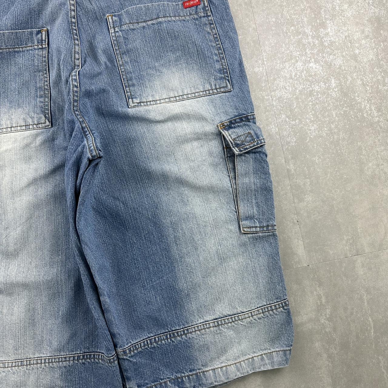 Reject Japanese style 2000s spellout carpenter fit skate cargo jorts