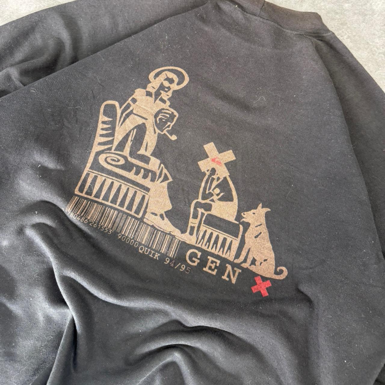 Quiksilver Vintage 2000s Surfwear company y2k spellout sweatshirt