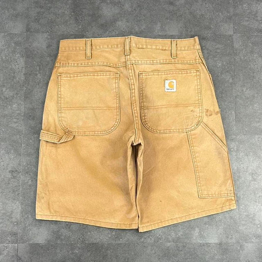 Carhartt 2000s dungaree workwear comfort fit cargo shorts