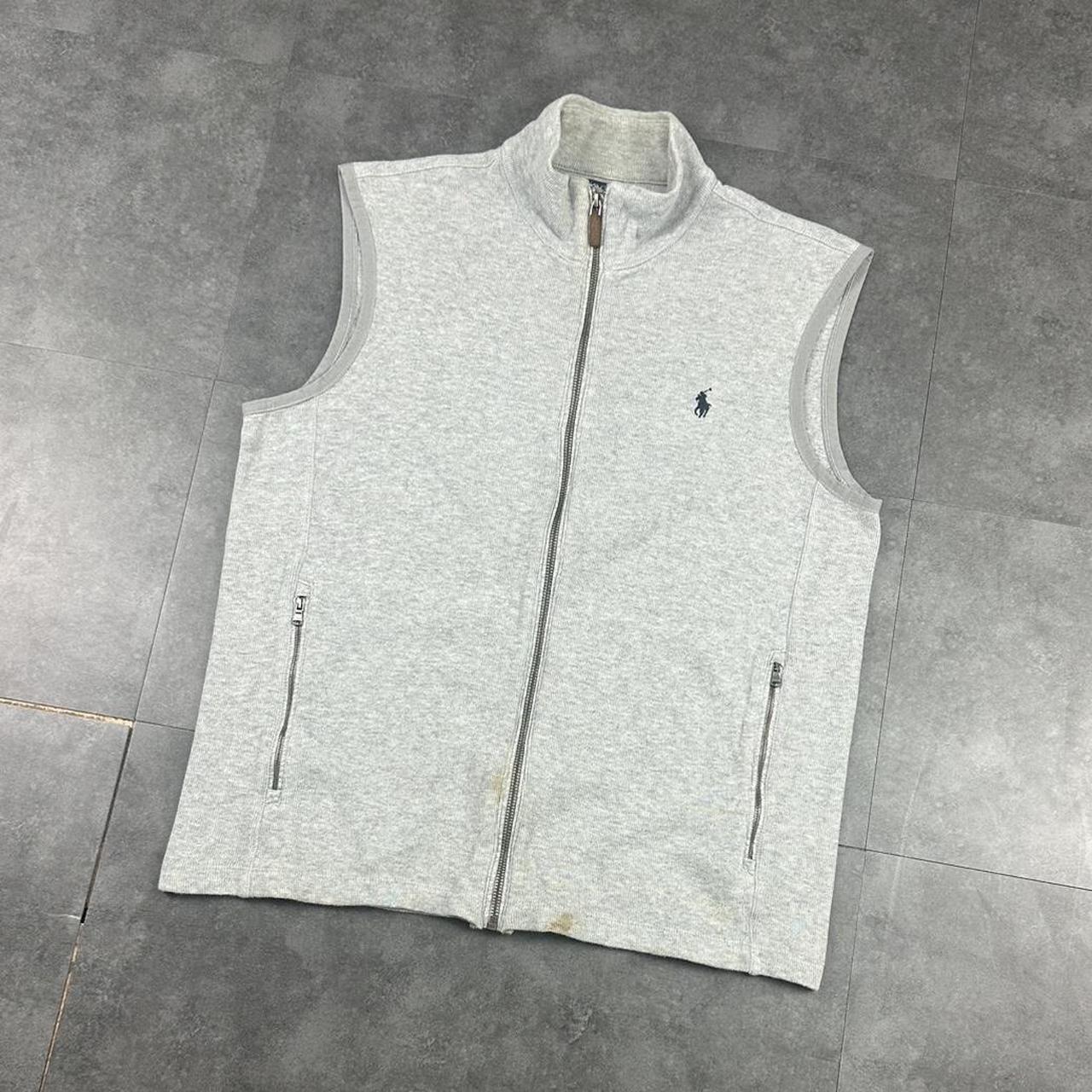 Polo Ralph Lauren 90s chunky knit pullover knit zip up vest