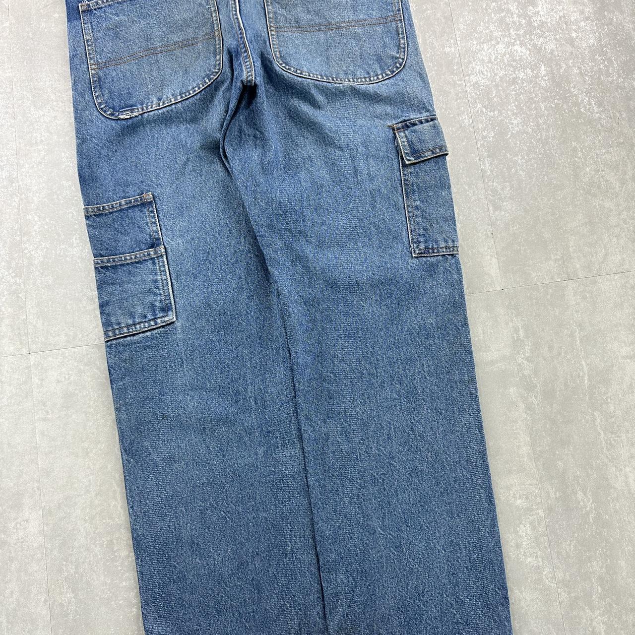 Japanese style 2000s spellout carpenter fit skate jeans