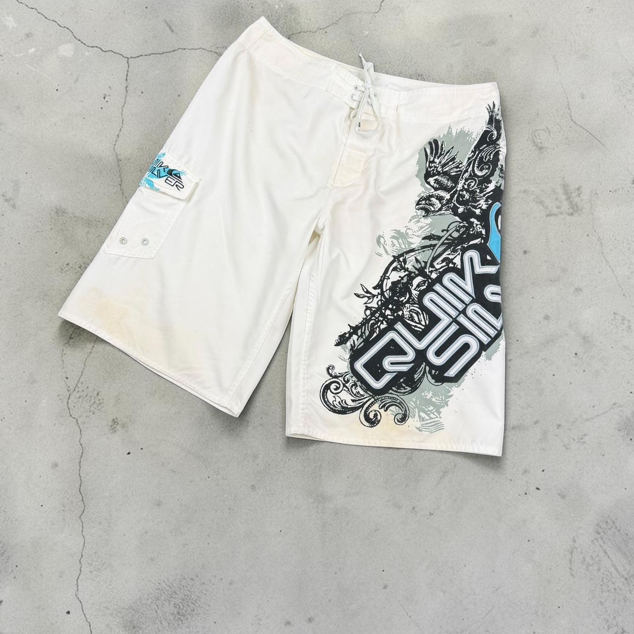 Quiksilver surfer vintage Y2K Surfwear beach swim board shorts