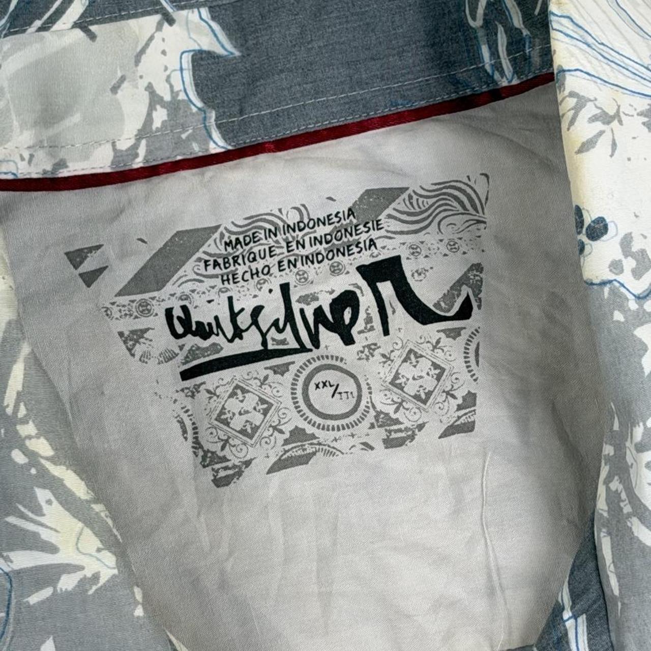 Quiksilver Vintage Y2K floral short sleeve button Shirt