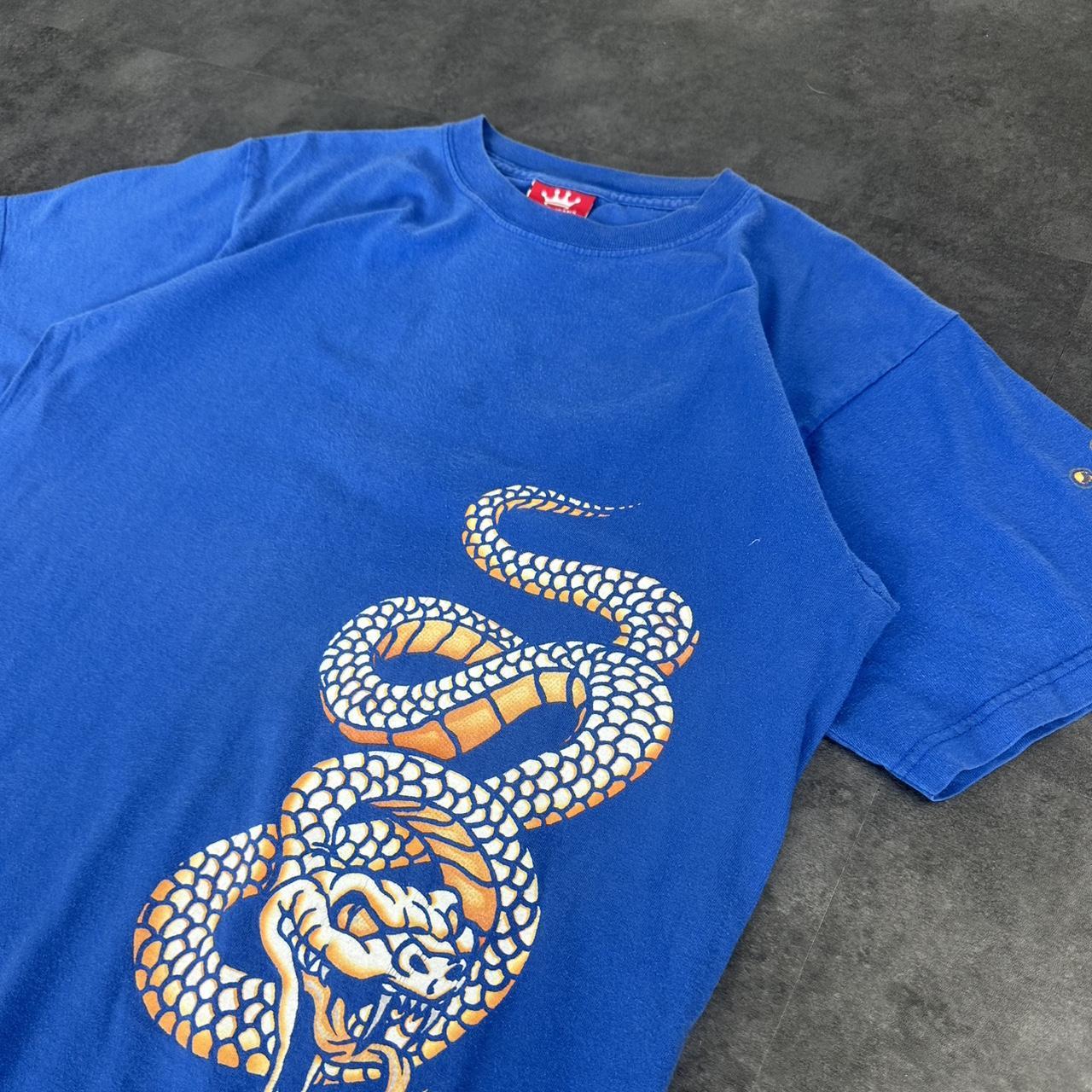 JNCO T 2000s Rare Vintage Print Snake Coil Logo design graphic T shirt