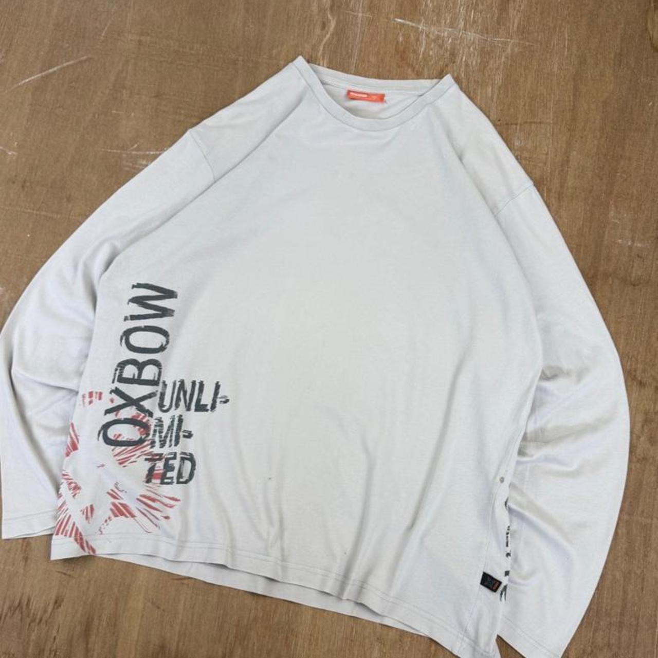 Oxbow Vintage Y2K skiing print long sleeve T-Shirt