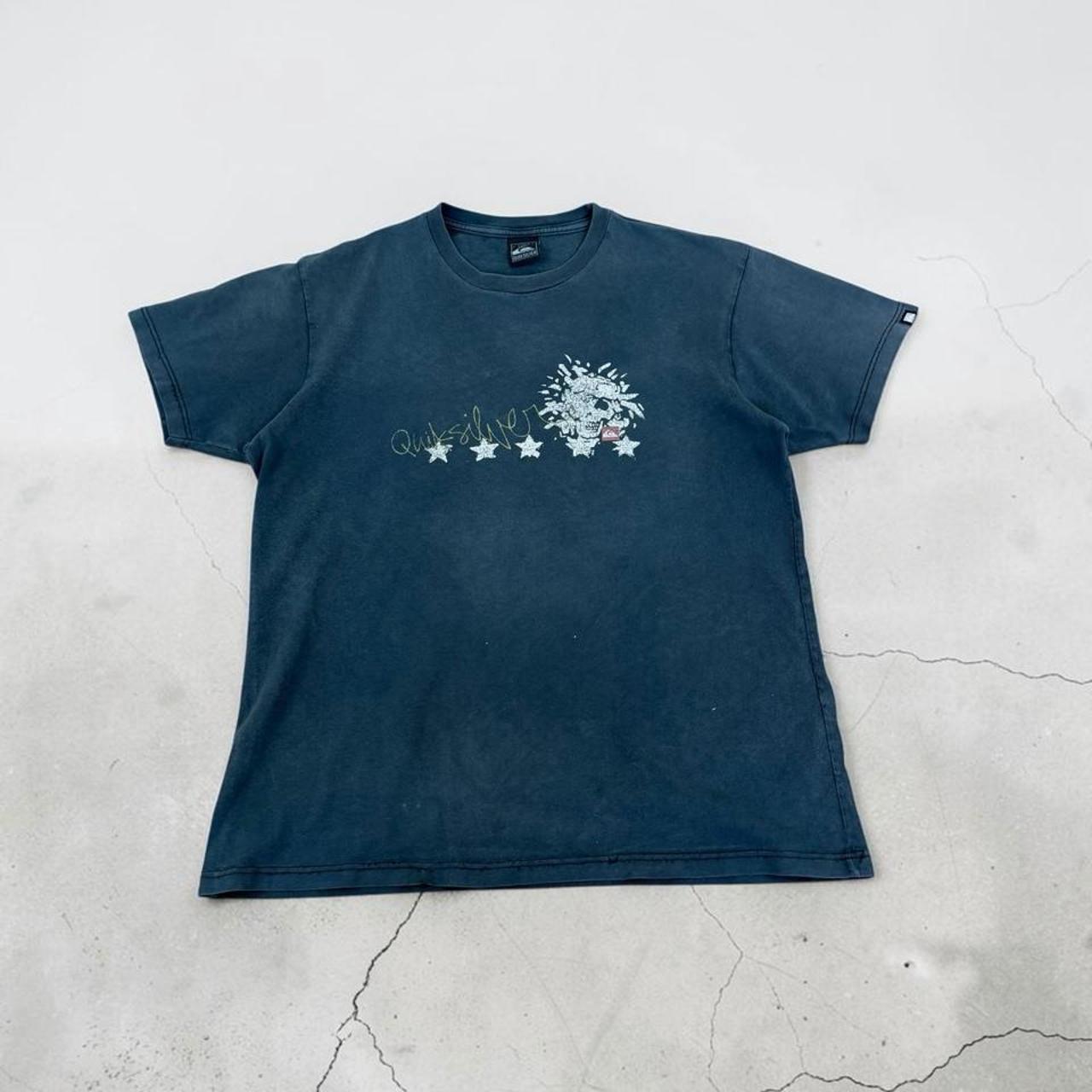 Quiksilver Surfwear navy blue Y2K T-Shirt