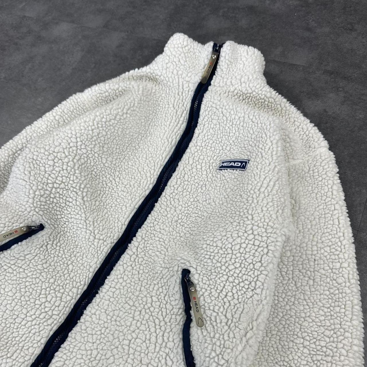Head 2000’s 90s vintage big embroidered logo fluffy Sweatshirt