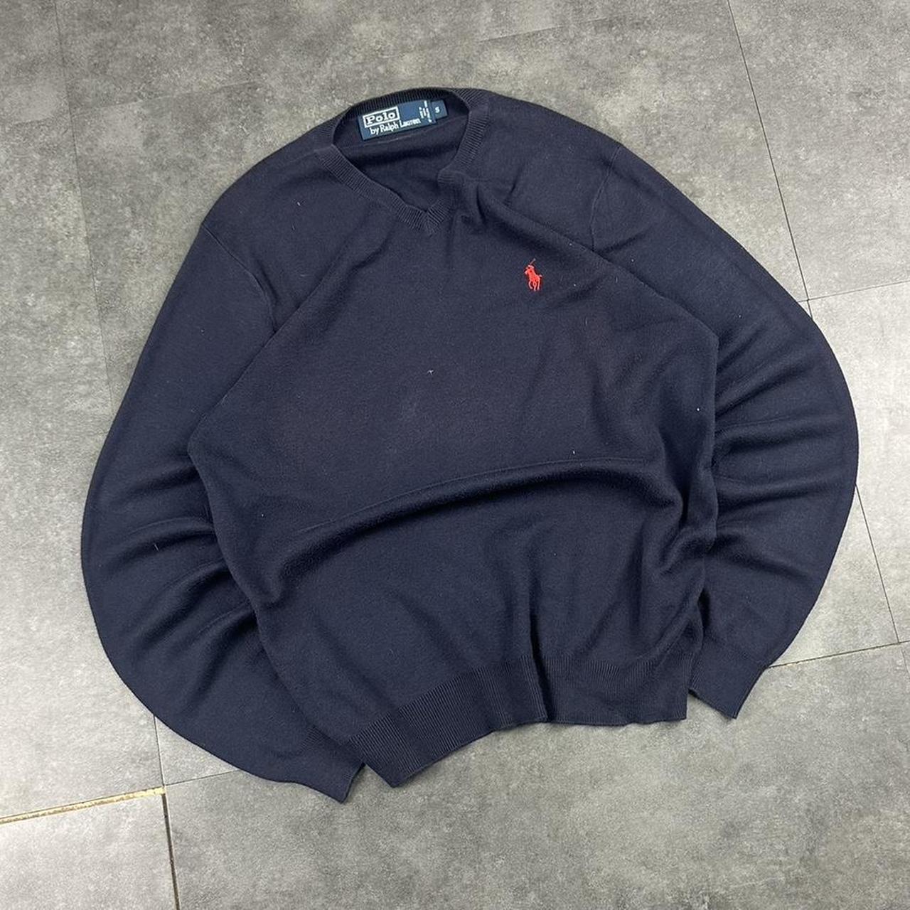 Polo Ralph Lauren 90s v neck pullover knit Jumper