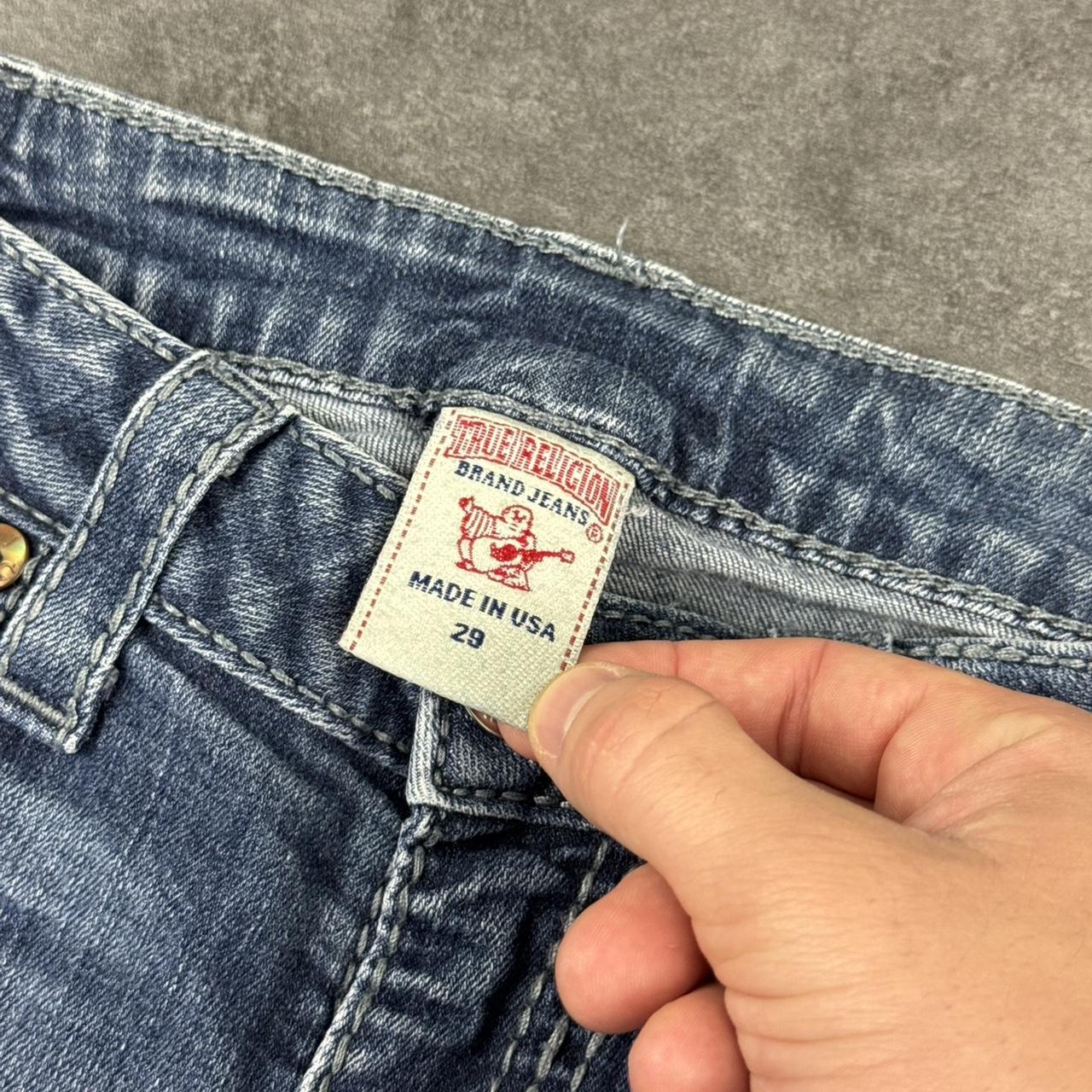 True religion jeansY2K 2000s HipHop grunge embroidery jeans